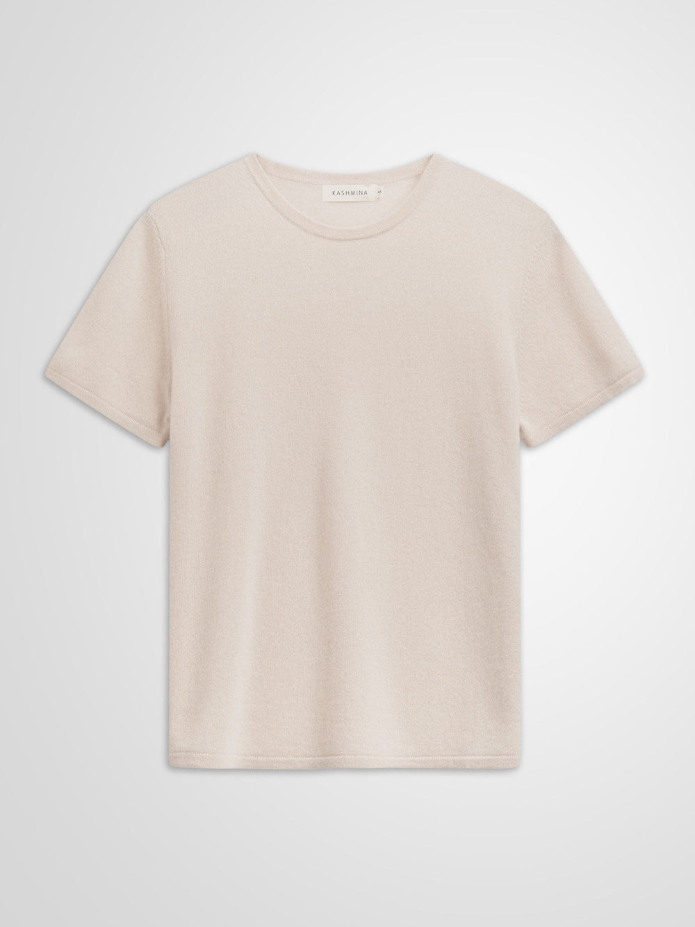 Cashmere t-shirt "Fresh" - Cream - 100% pure Cashmere - Scandinavian design - Kashmina of Norway