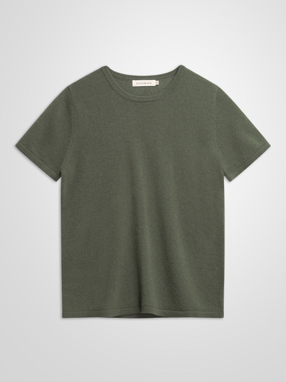 Cashmere t-shirt "Fresh" - Eucalyptus - 100% pure Cashmere - Scandinavian design - Kashmina of Norway