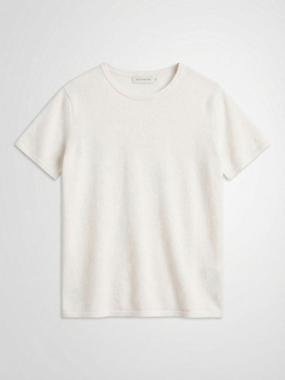 Cashmere T-shirt "Fresh" - white - 100% pure Cashmere - Scandinavian design - Kashmina of Norway