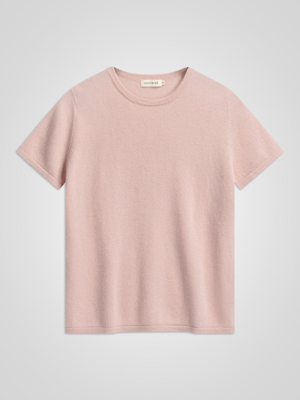 Cashmere T-shirt "Fresh" - rose glow - 100% pure Cashmere - Scandinavian design - Kashmina of Norway
