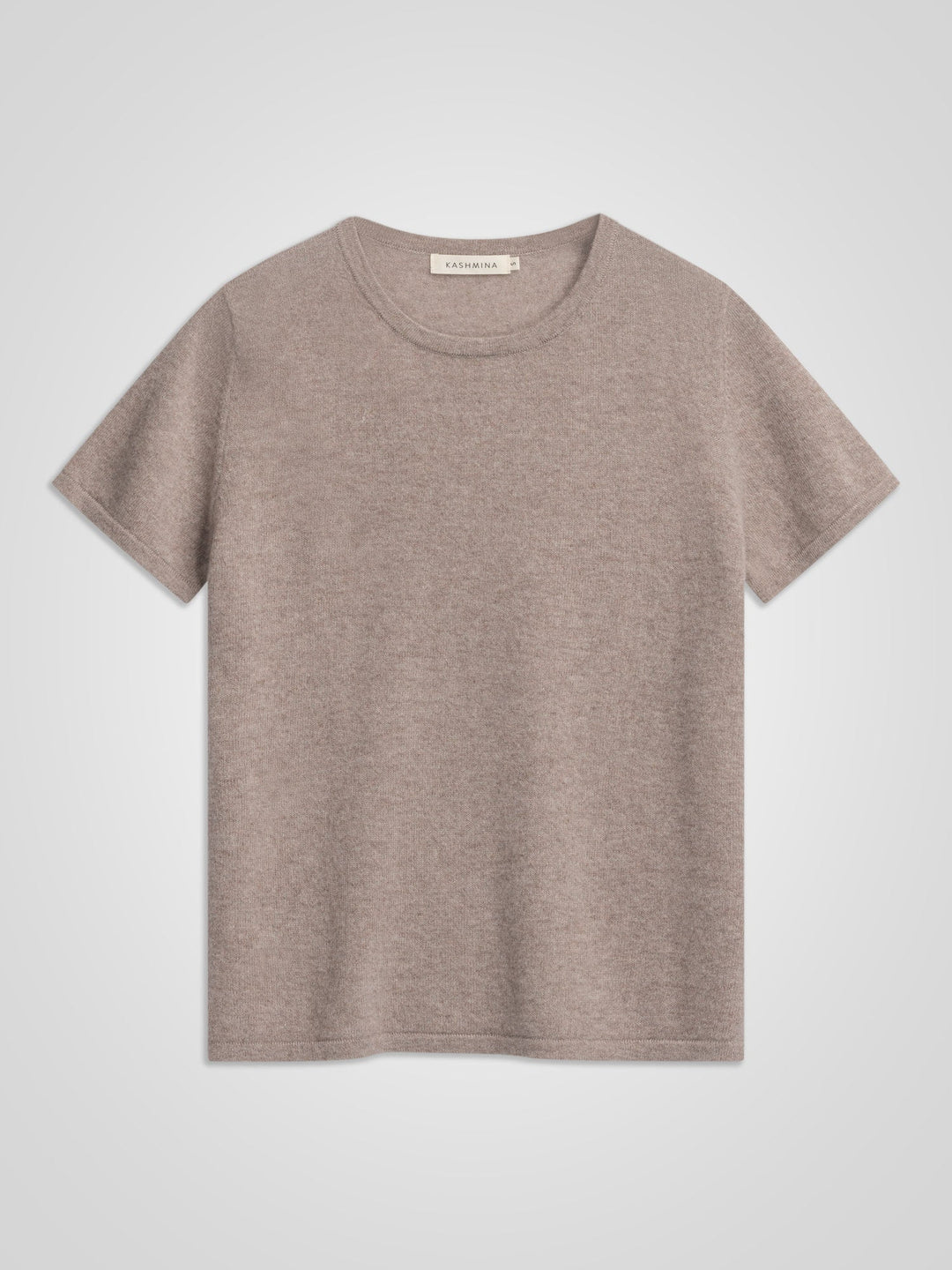 Cashmere T-shirt "Fresh" - toast - 100% pure Cashmere - Scandinavian design - Kashmina of Norway