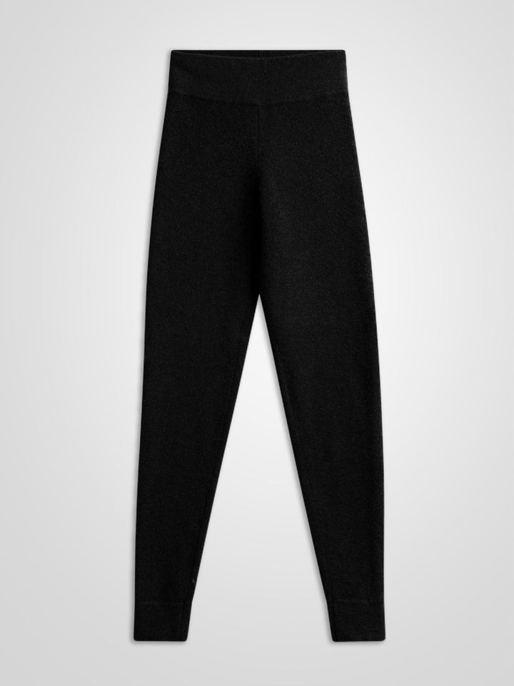 Cashmere tights "Fride" in 100% pure cashmere. Scandinavian design by Kashmina. Color: Black.
