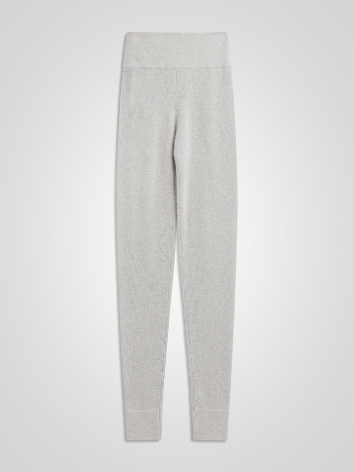 Cashmere pants "Fride" in 100% pure cashmere. Scandinavian design by Kashmina. Color: Light Grey.