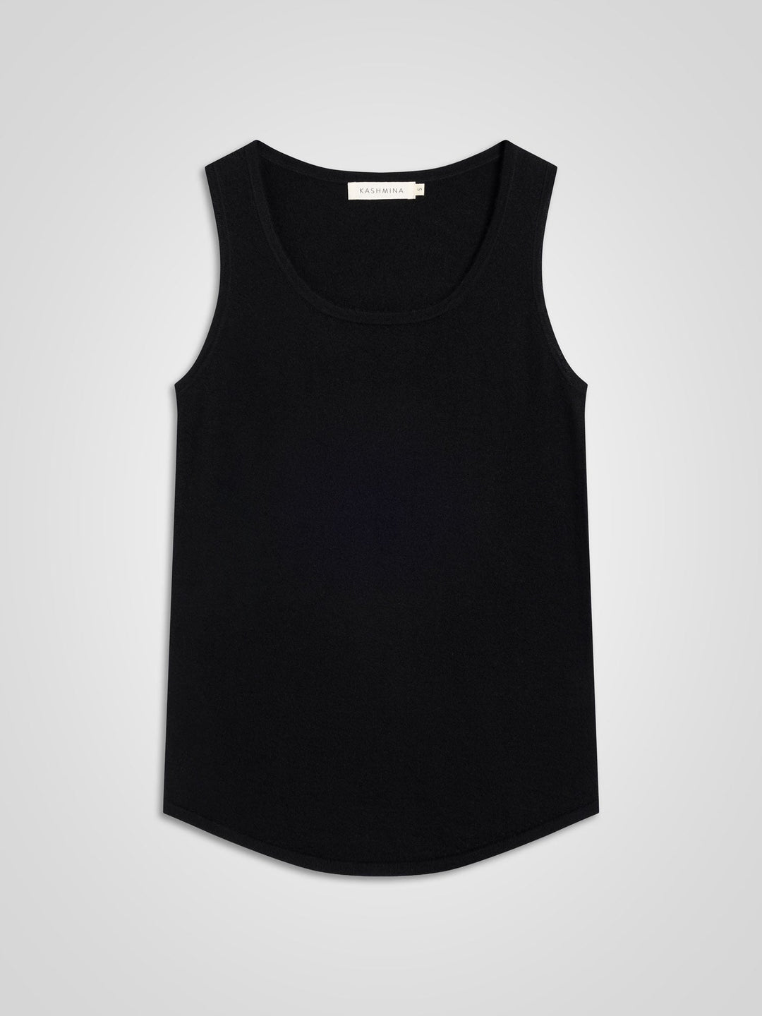 Cashmere top "Skin" - black - 100% pure Cashmere - Scandinavian design - Kashmina of Norway