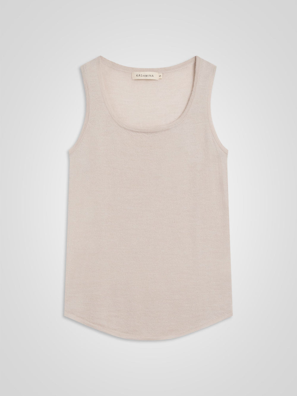 Cashmere top "Skin" - nude - 100% pure Cashmere - Scandinavian design - Kashmina of Norway