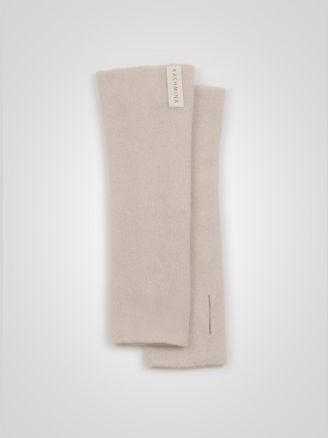 Cashmere wrist warmers "Gulli" - Cream - 100% pure Cashmere - Scandinavian design - Kashmina