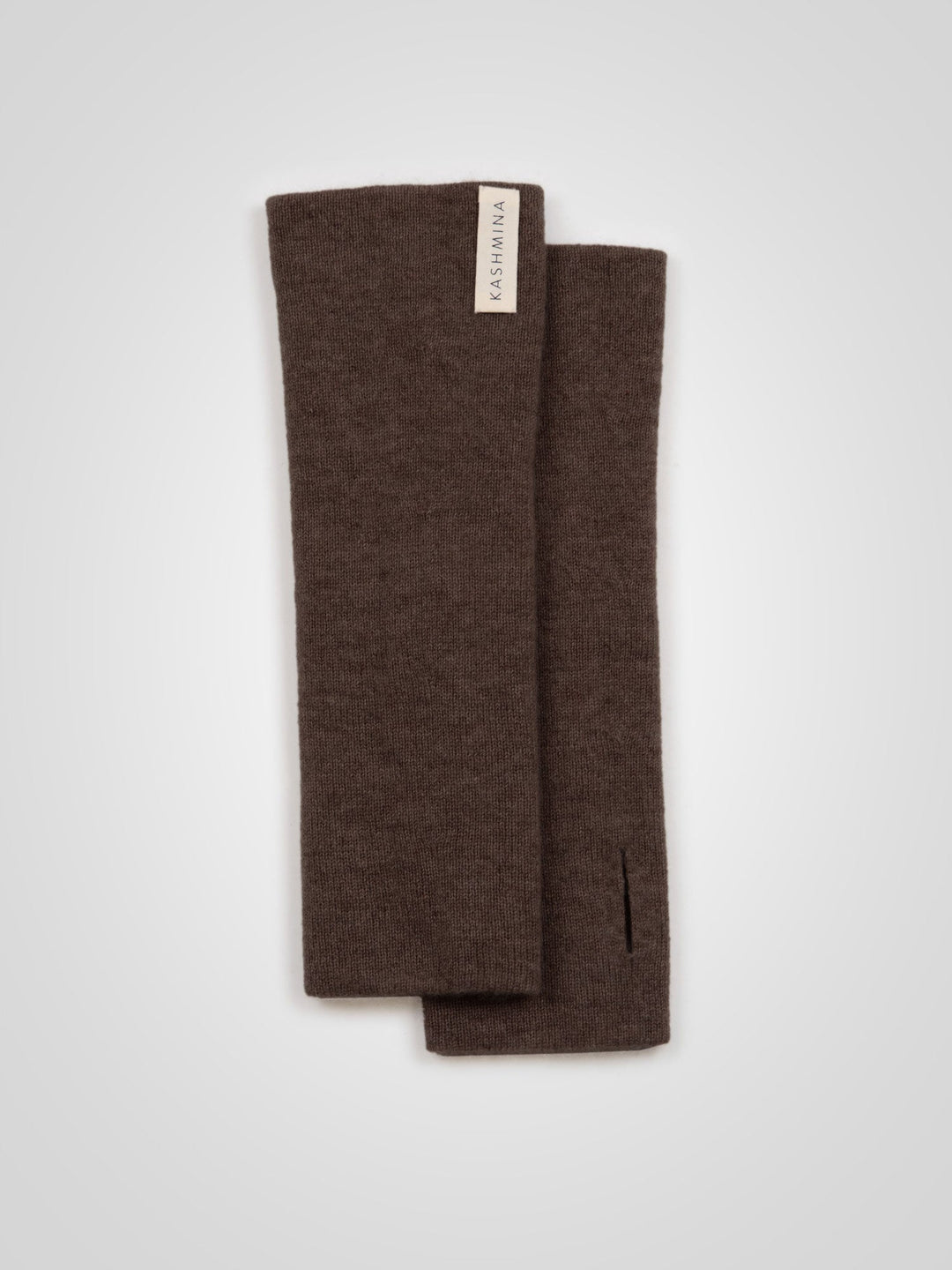 Cashmere wrist warmers "Gulli" - Dark brown - 100% pure Cashmere - Scandinavian design - Kashmina