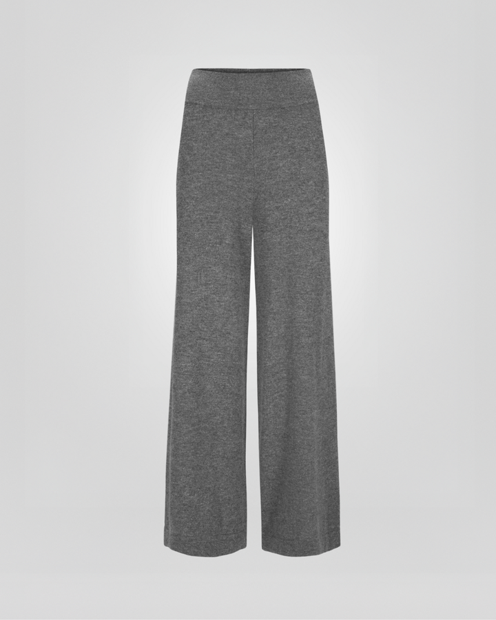 Cashmere pants "Dagny" - dark grey - 100% pure Cashmere - Scandinavian design - Kashmina of Norway