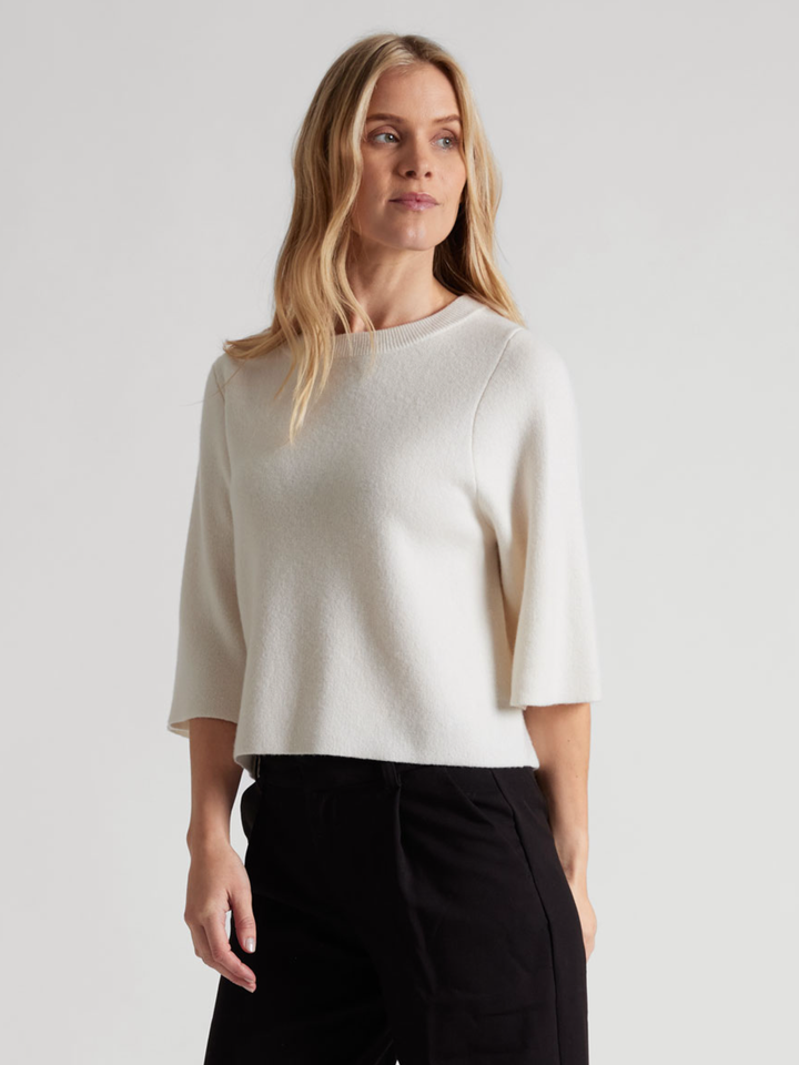Cashmere sweater  "Dina sweater" - white