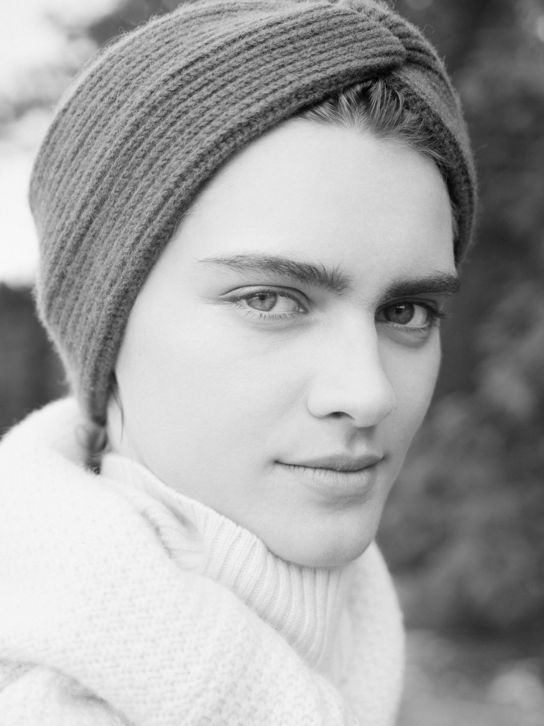 Cashmere head band "Freya" - rose glow