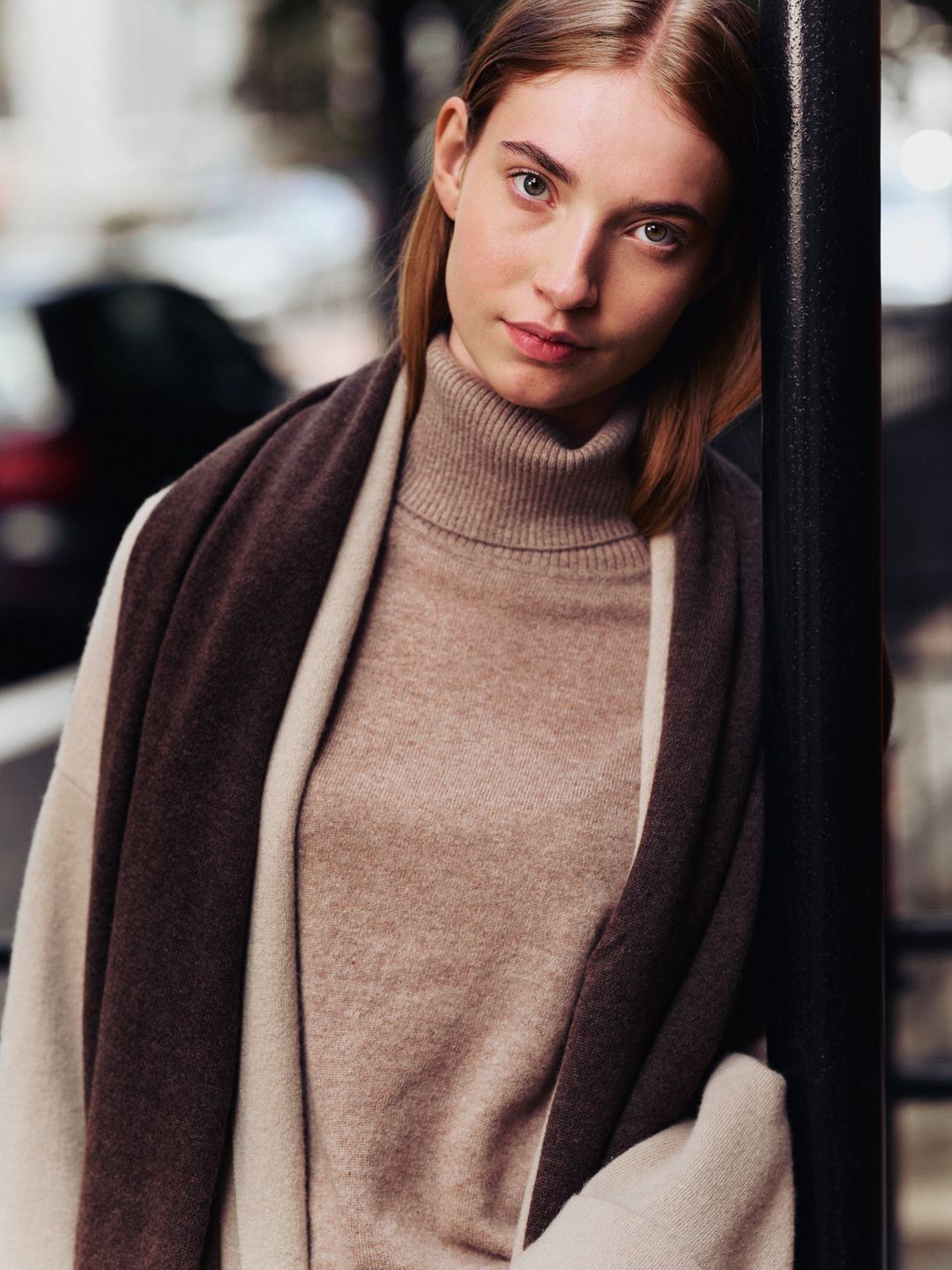 Cashmere sweater "Hedda" - toast - 100% pure Cashmere - Scandinavian design - Kashmina of Norway