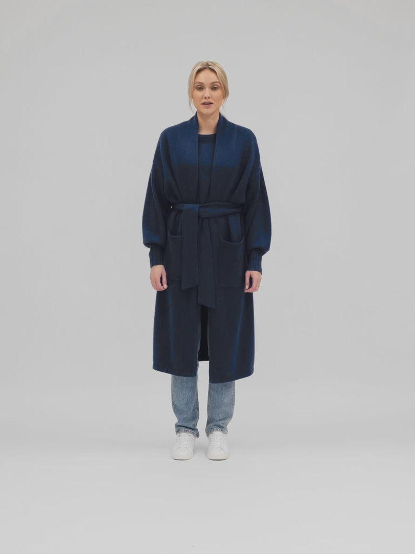 cashmere cardigan coat trench, 100% cashmere from Kashmina, Norwegian design