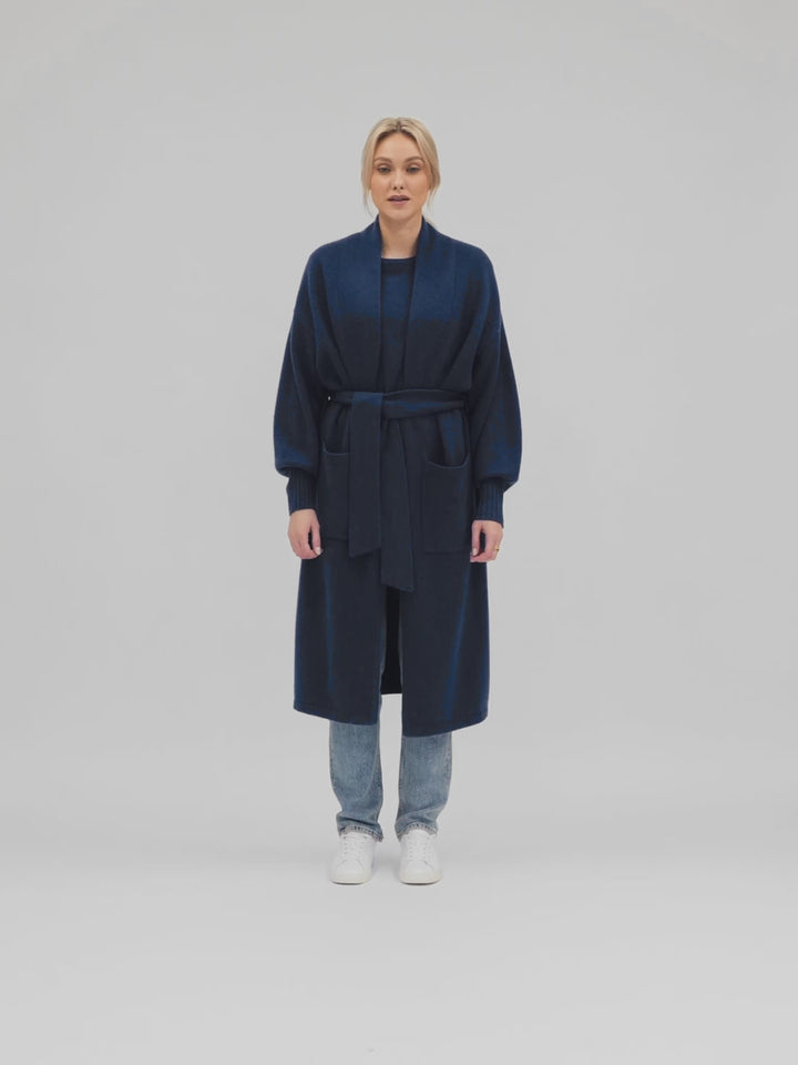 cashmere cardigan coat trench, 100% cashmere from Kashmina, Norwegian design