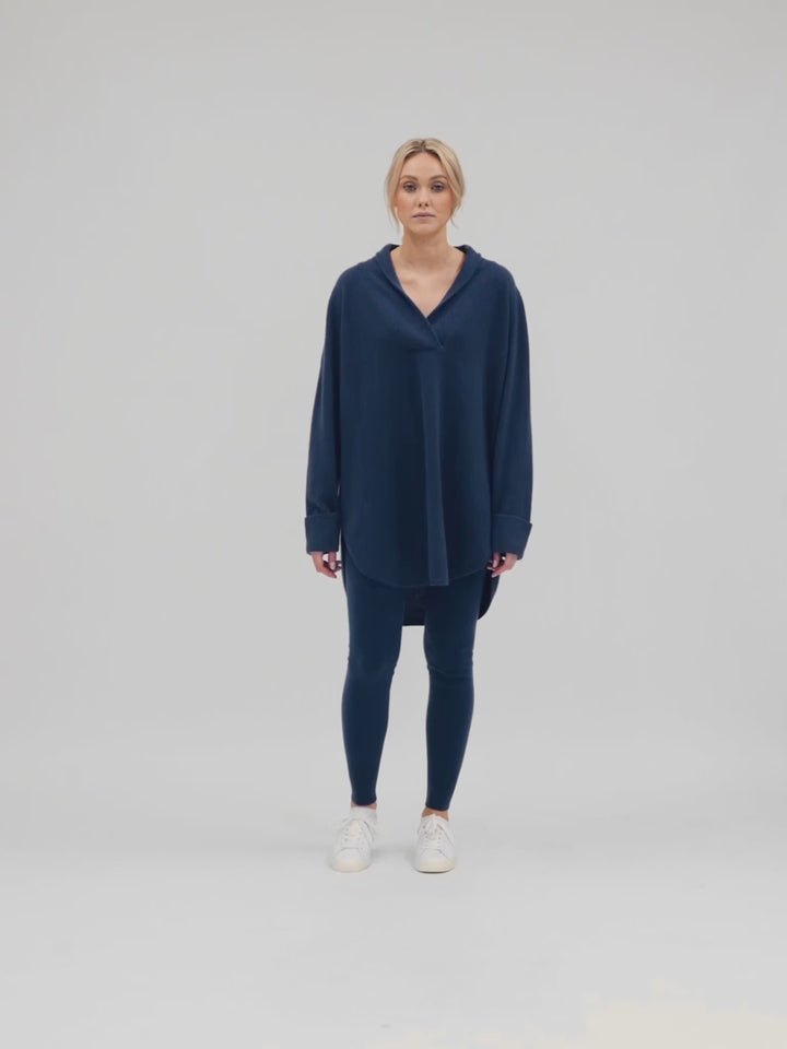 cashmere sweater "Ida" in 100% pure cashmere. Scandinavian design by kashmina.