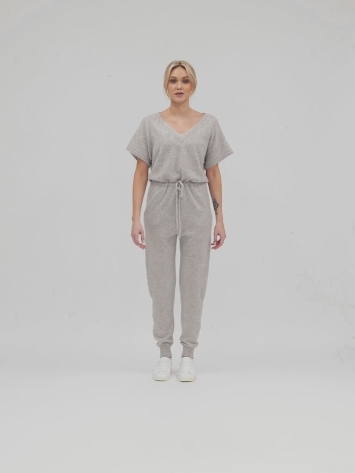Cashmere jumpsuit in 100% cashmere from Kashmina