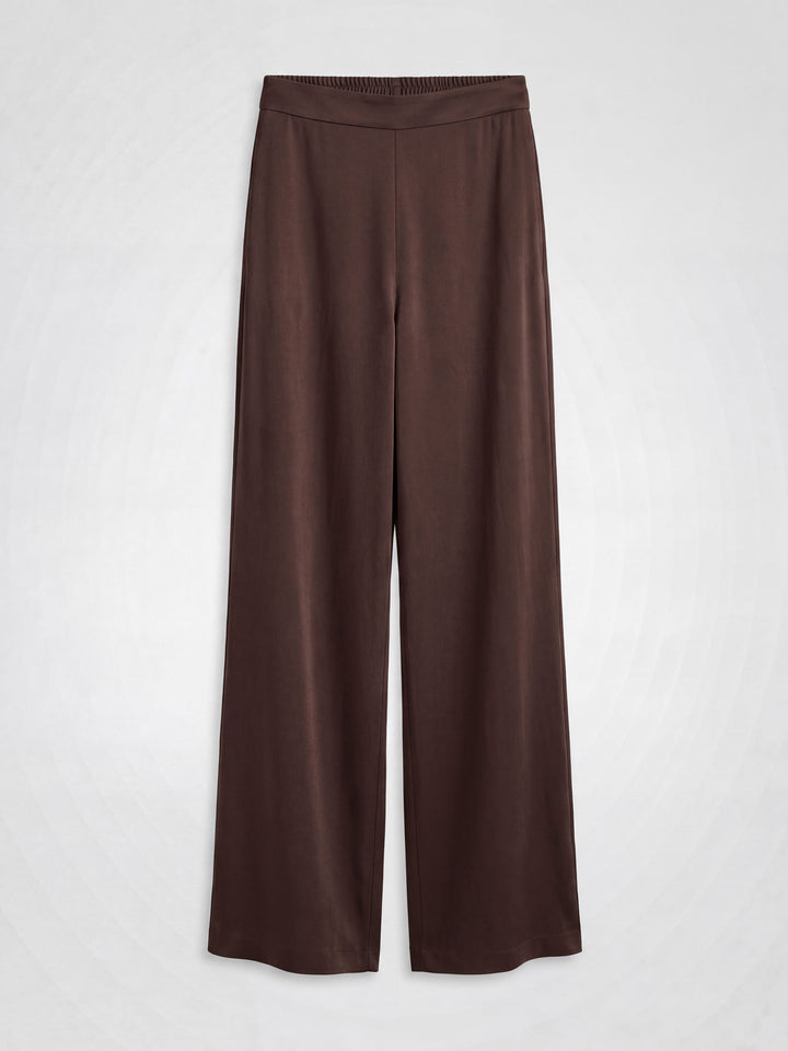 Silk pants "Petunia" - Chocolate - 100% pure Cashmere - Scandinavian design - Kashmina