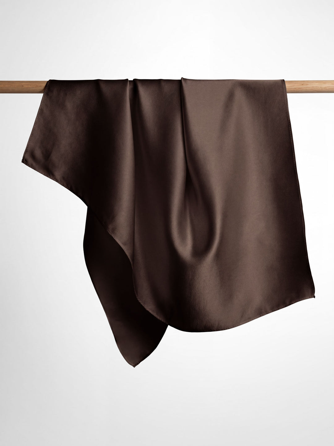 Silk scarf "Anemone" - Chocolate - 100% pure Cashmere - Scandinavian design - Kashmina