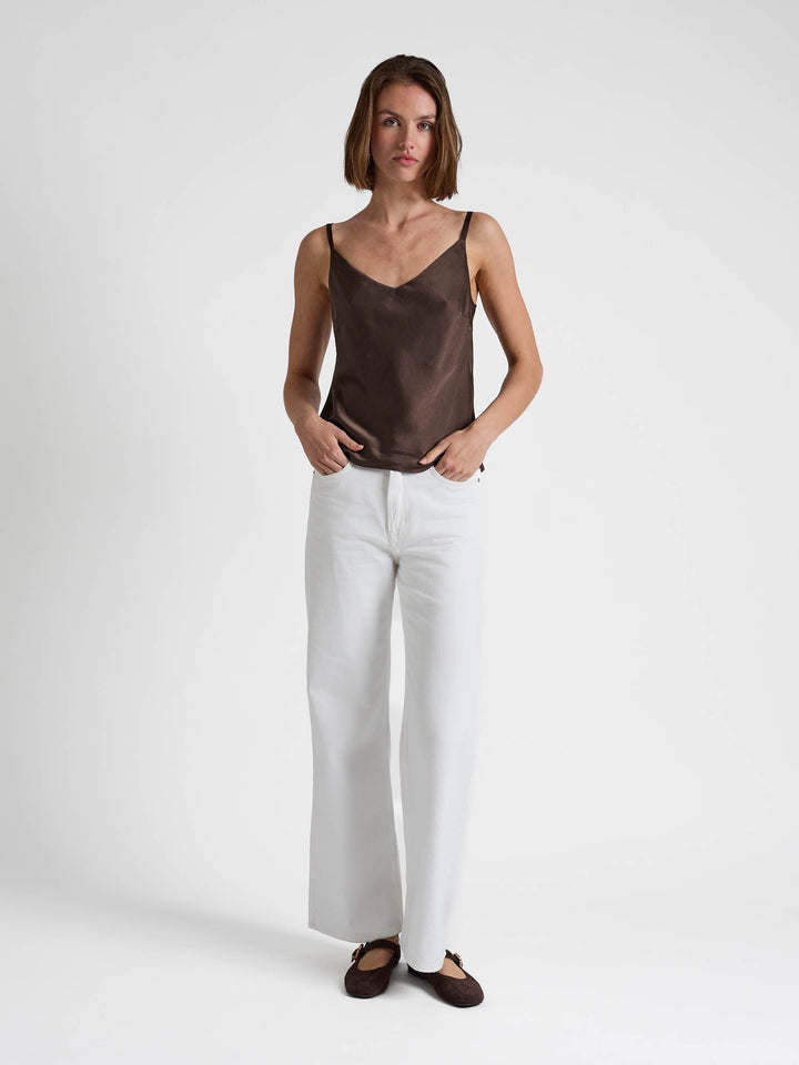 Silk top "Lillium" - Chocolate - 100% pure Cashmere - Scandinavian design - Kashmina