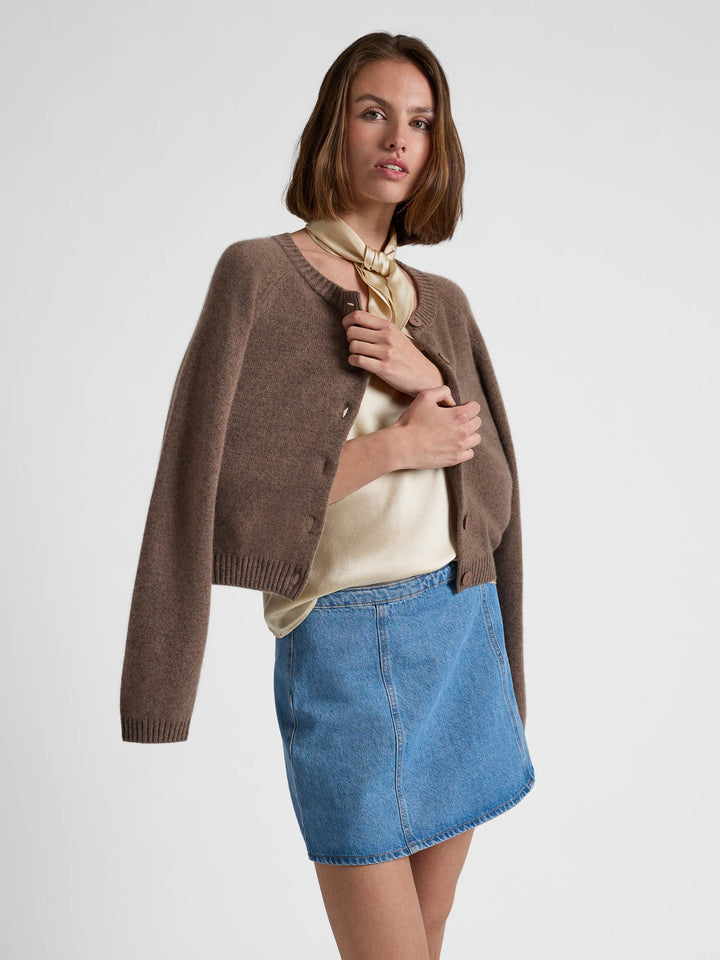 Silk top "Lillium" - Vanilla - 100% pure Cashmere - Scandinavian design - Kashmina