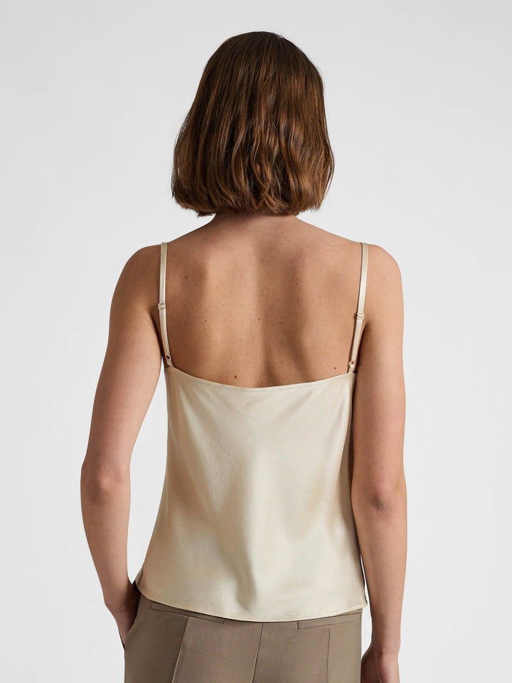Silk top "Lillium" - Vanilla - 100% pure Cashmere - Scandinavian design - Kashmina