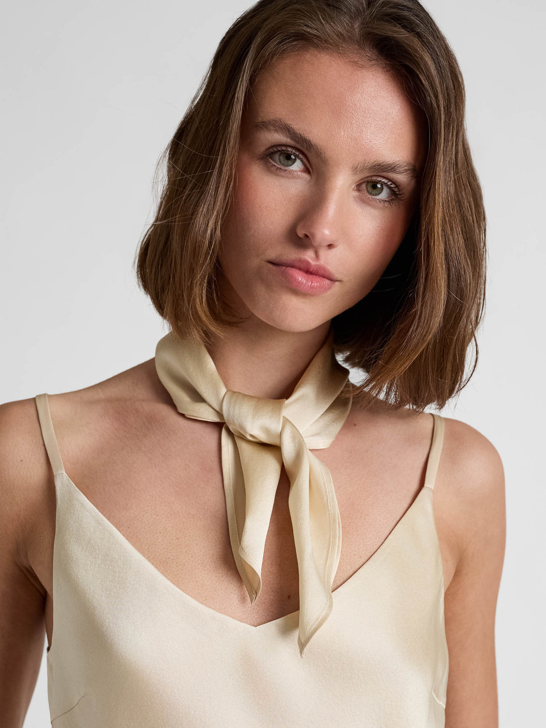 Silk top "Lillium" - Vanilla - 100% pure Cashmere - Scandinavian design - Kashmina