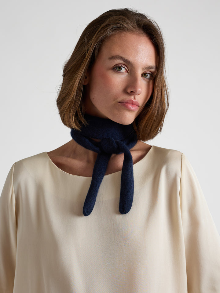 Silk blouse "Viola" - Vanilla - 100% pure Cashmere - Scandinavian design - Kashmina