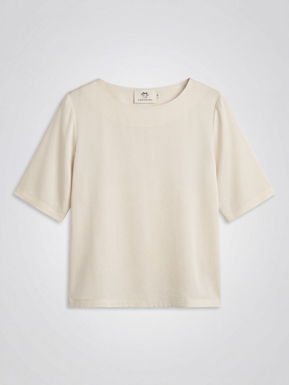 Silk blouse "Viola" - Vanilla - 100% pure Cashmere - Scandinavian design - Kashmina