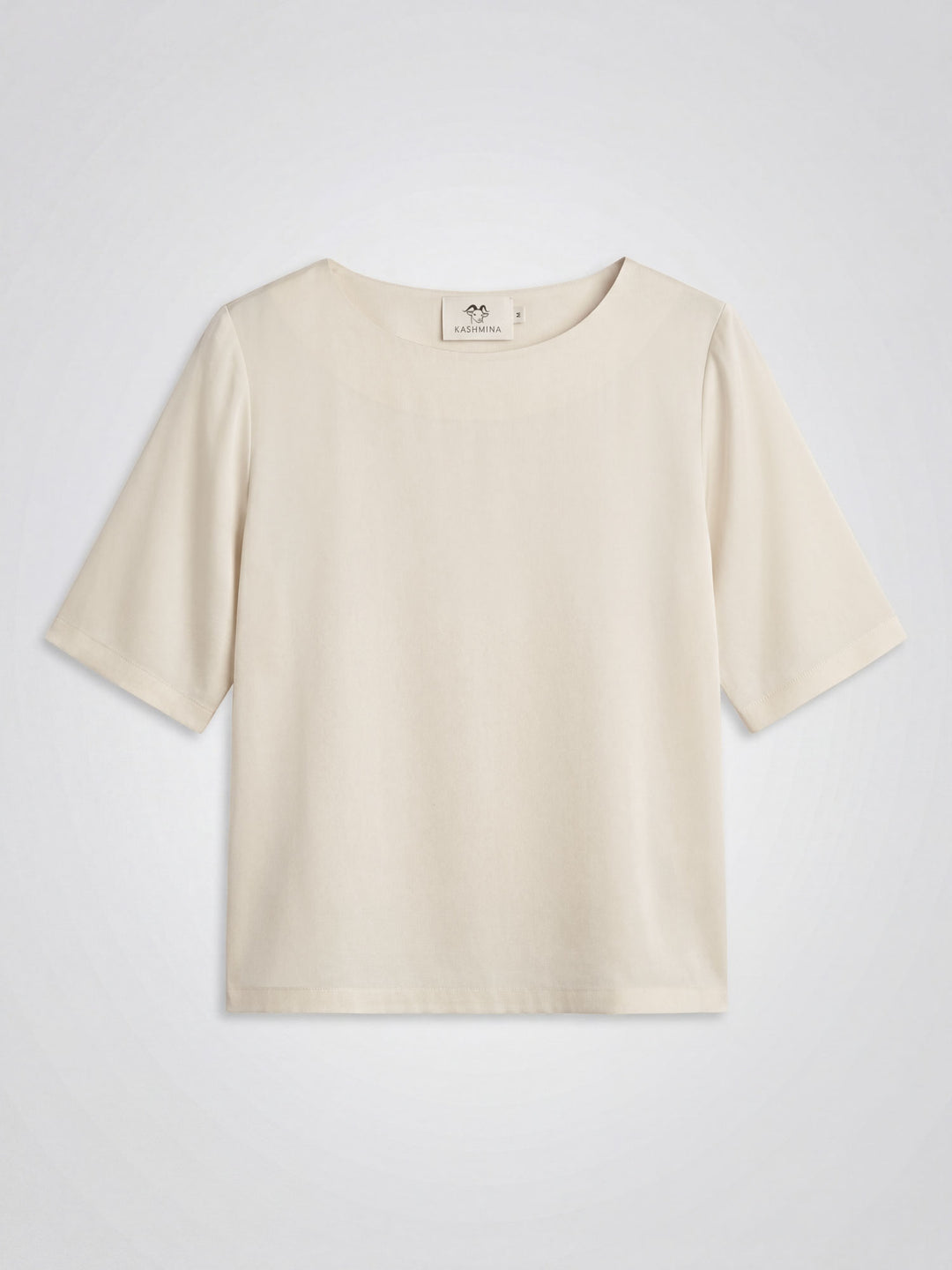 Silk blouse "Viola" - Vanilla - 100% pure Cashmere - Scandinavian design - Kashmina