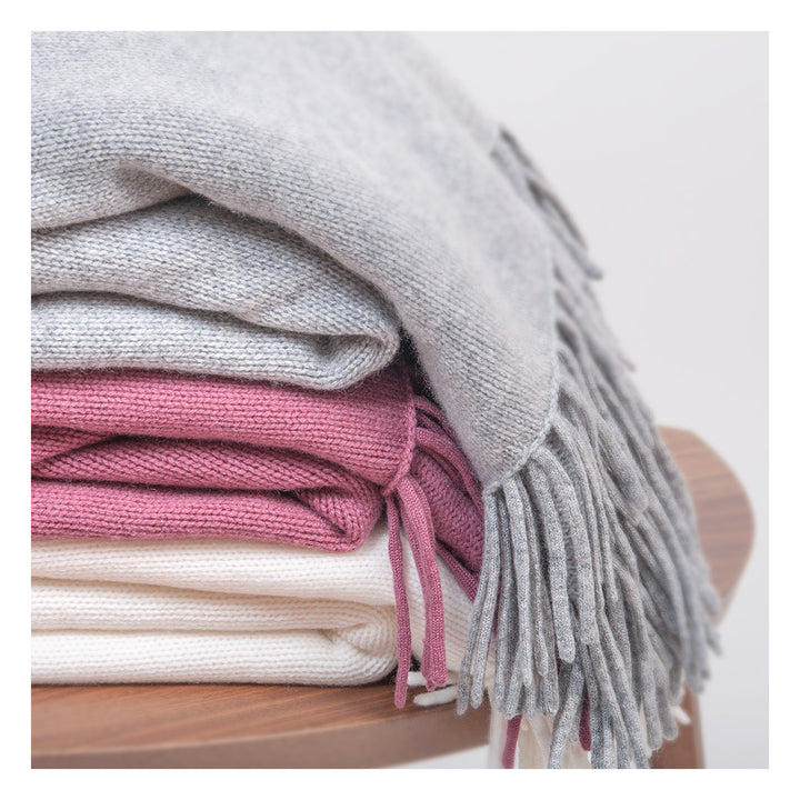 Cashmere blanket in 100% Cashmere