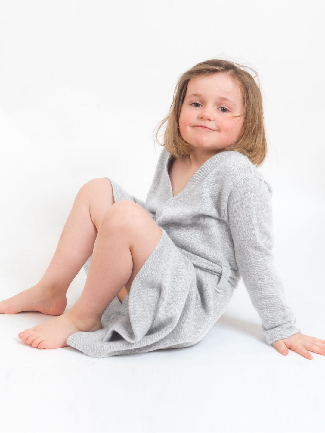Cashmere robe for kids, 100% pure cashmere, soft, warm, non itching, Kashmina