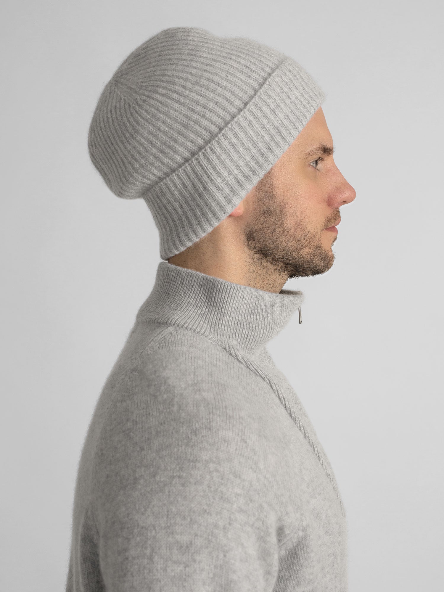 Cashmere beanie men