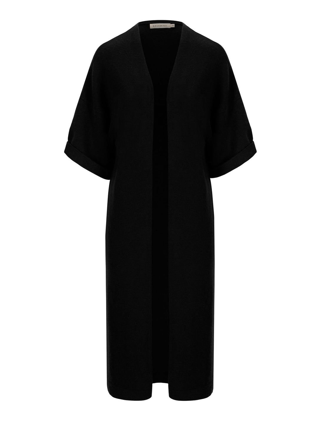Cashmare cardigan "Kaftan" 100 % cashmere . Norwegian design from Kashmina. Color: black