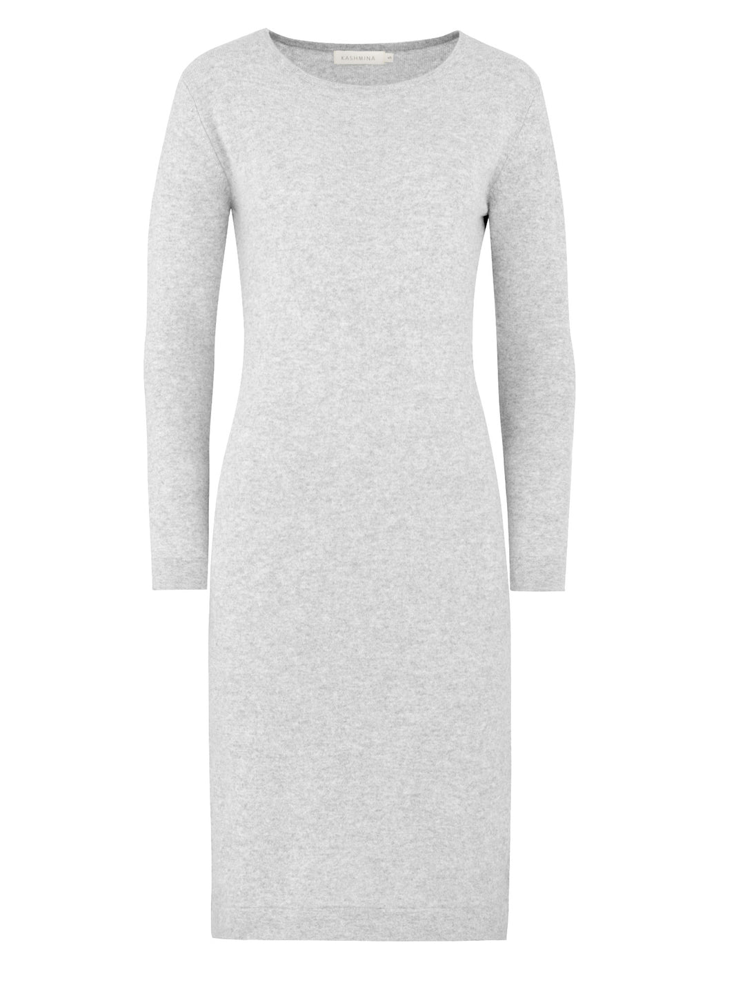 Cashmere dress light grey from Kashmina in 100% cashmere