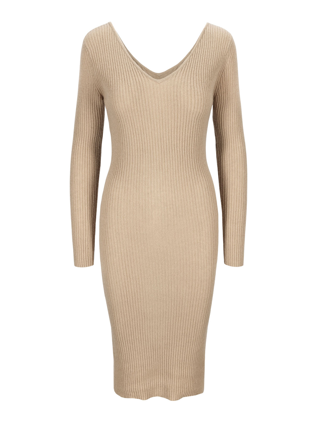  Cashmere dress "Frida", rib knitted dress in 100% cashmere from Kashmina