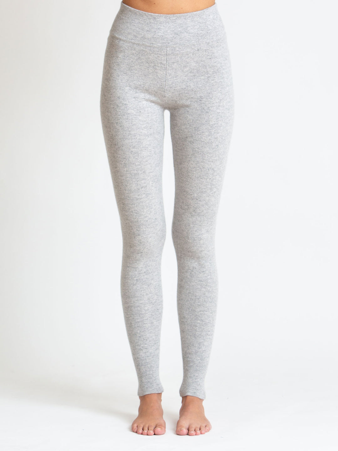 Cashmere pants "tights", 100% cashmere from Kashmina, color light grey