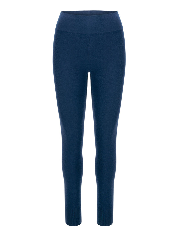 Cashmere pants "tights", 100% cashmere from Kashmina, color mountain blue