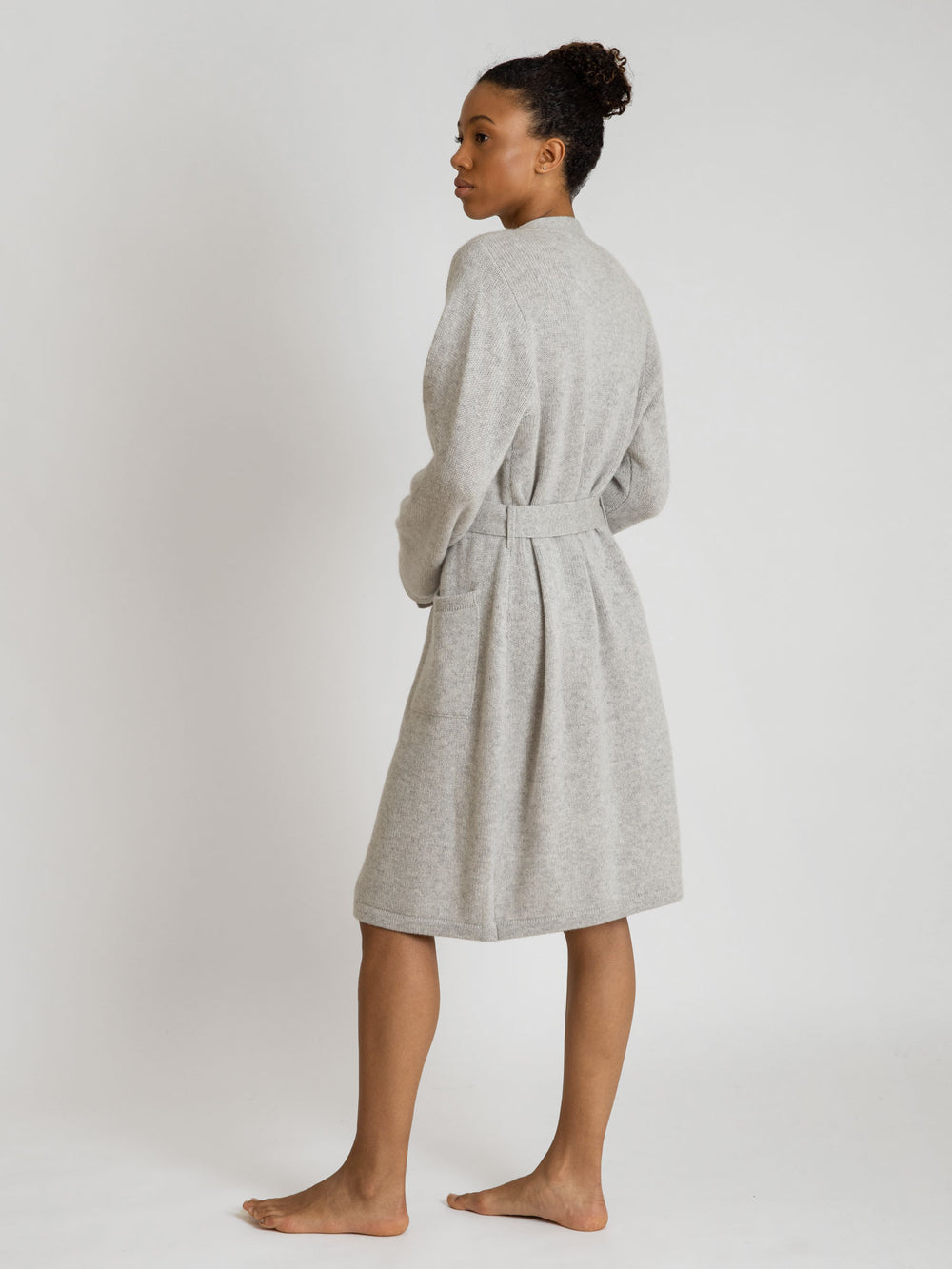 cashmere robe lux knitted in 100% cashmere, from Kashmina, Scandinavian design