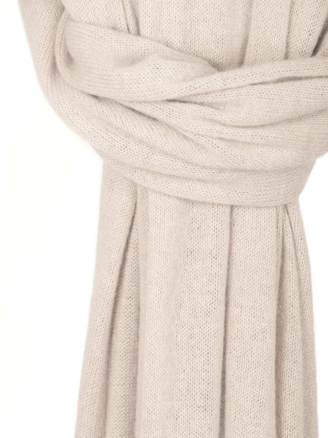 Cashmere scarf "Flow" 100% cashmere from Kashmina. Norwegian design. Color: Ginger.