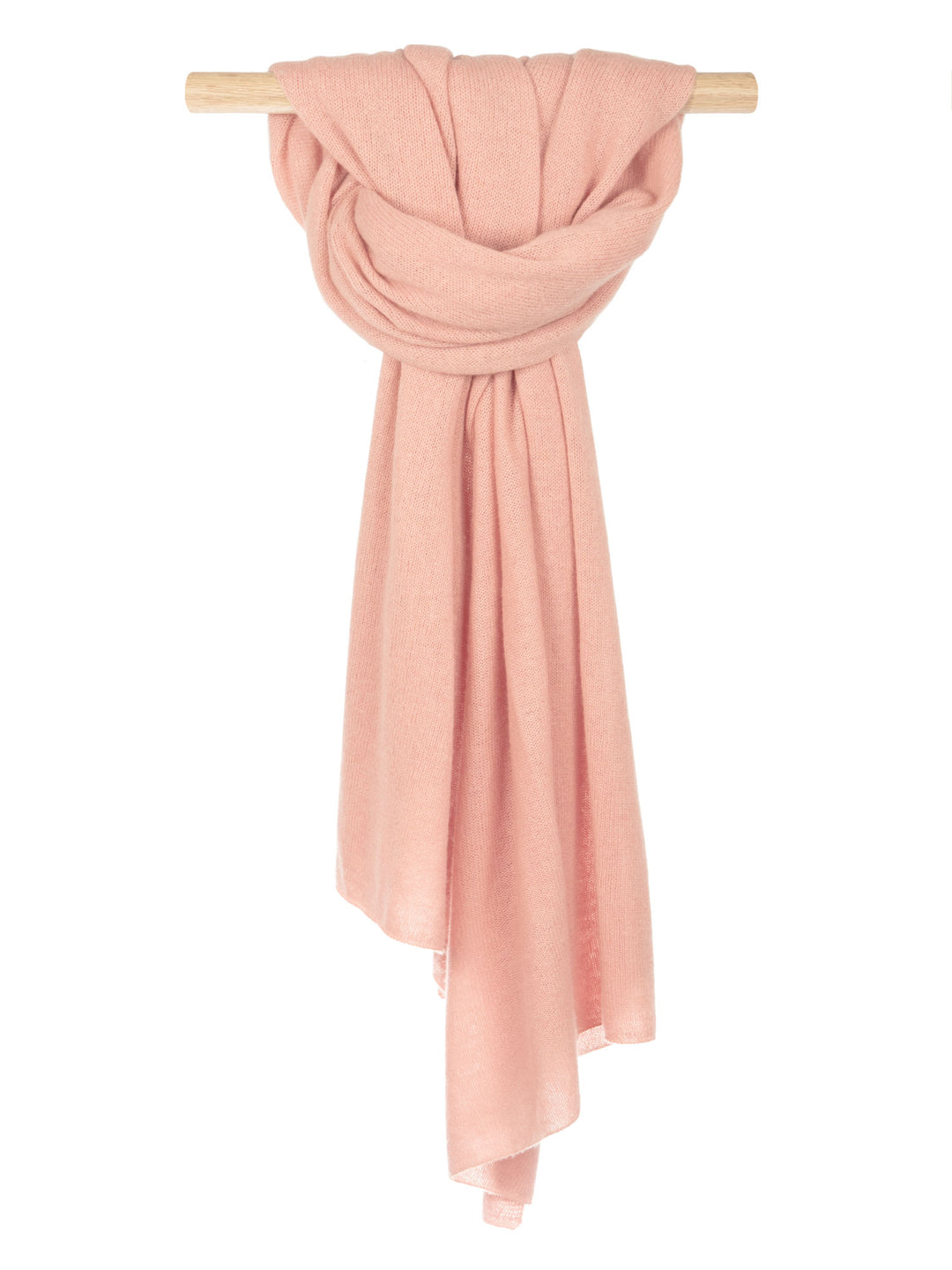 Cashmere scarf "Flow" 100% cashmere from Kashmina, peachy pink  Rediger alternativ tekst