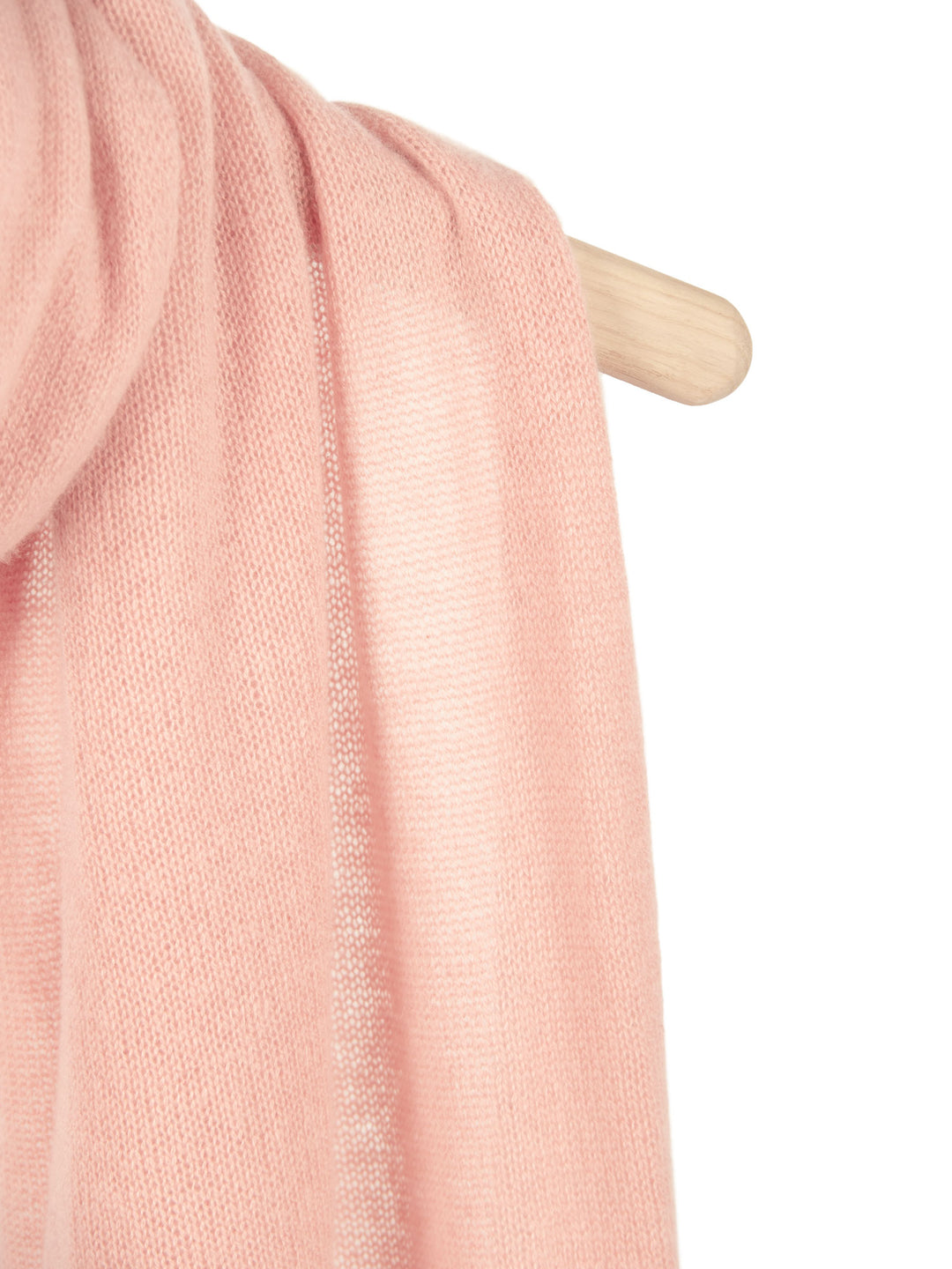 Cashmere scarf "Flow" 100% cashmere from  Kashmina, peachy pink