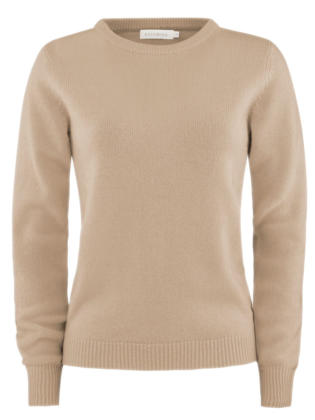 cashmere sweater sand beige luxury kashmina norwegian design sustainable fashion