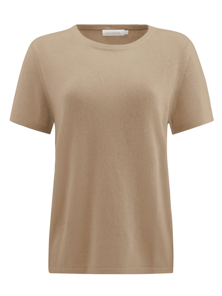 cashmere t-shirt tee shirt sand sustainable fashion luxury quality norwegian design