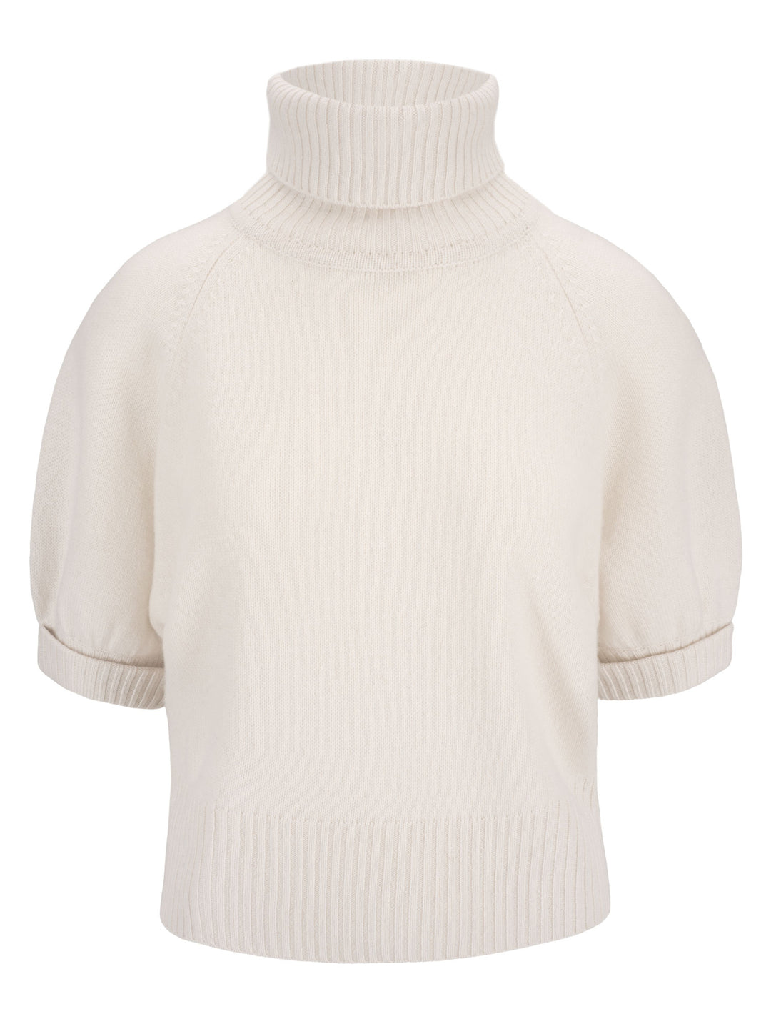 Cashmere sweater "Una" - pearl