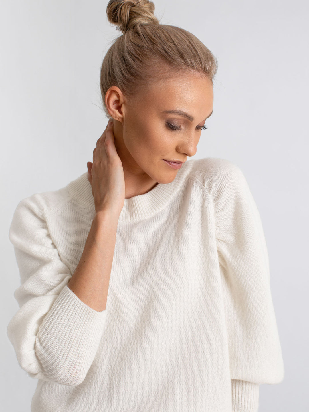 cashmere sweater "Aurora" norwegian design in 100% pure cashmere