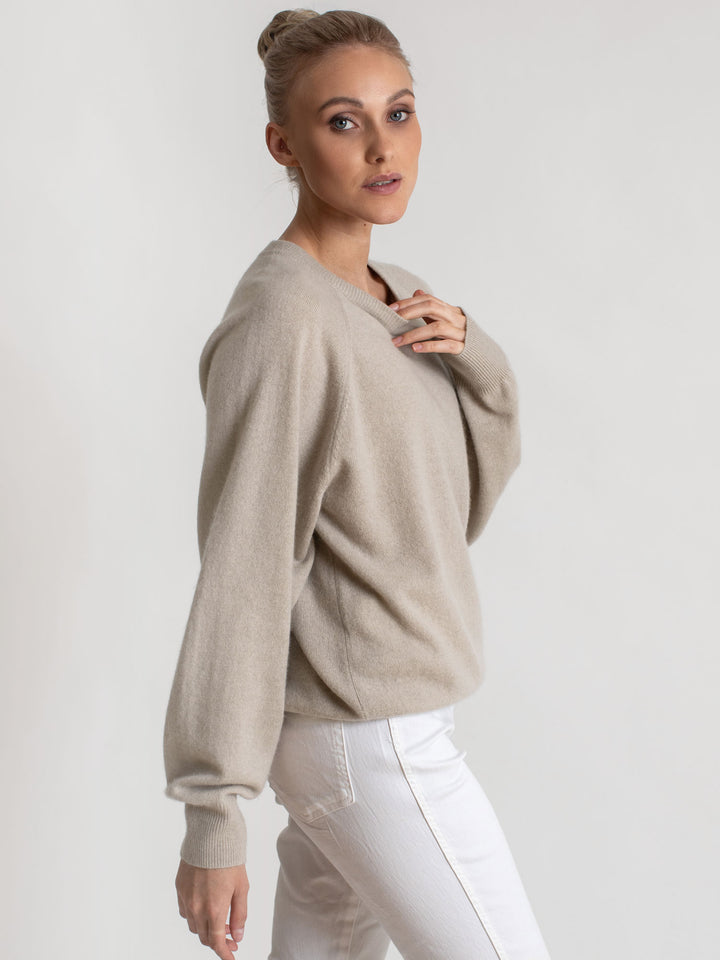 Cashmere sweater "Embla" 100% cashmere, Norwegian design from Kashmina 