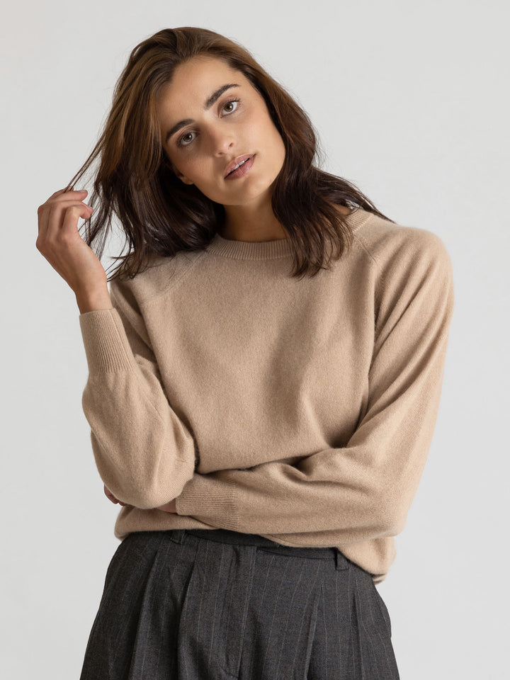 Cashmere sweater "Embla" 100% cashmere from Kashmina