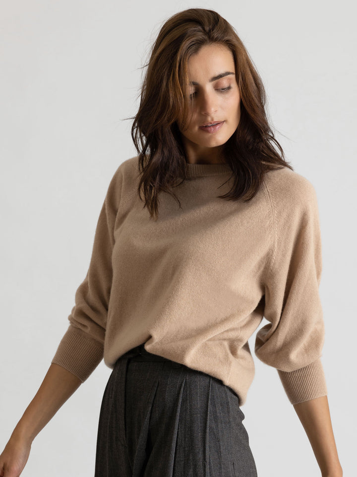 Cashmere sweater "Embla" 100% cashmere from Kashmina