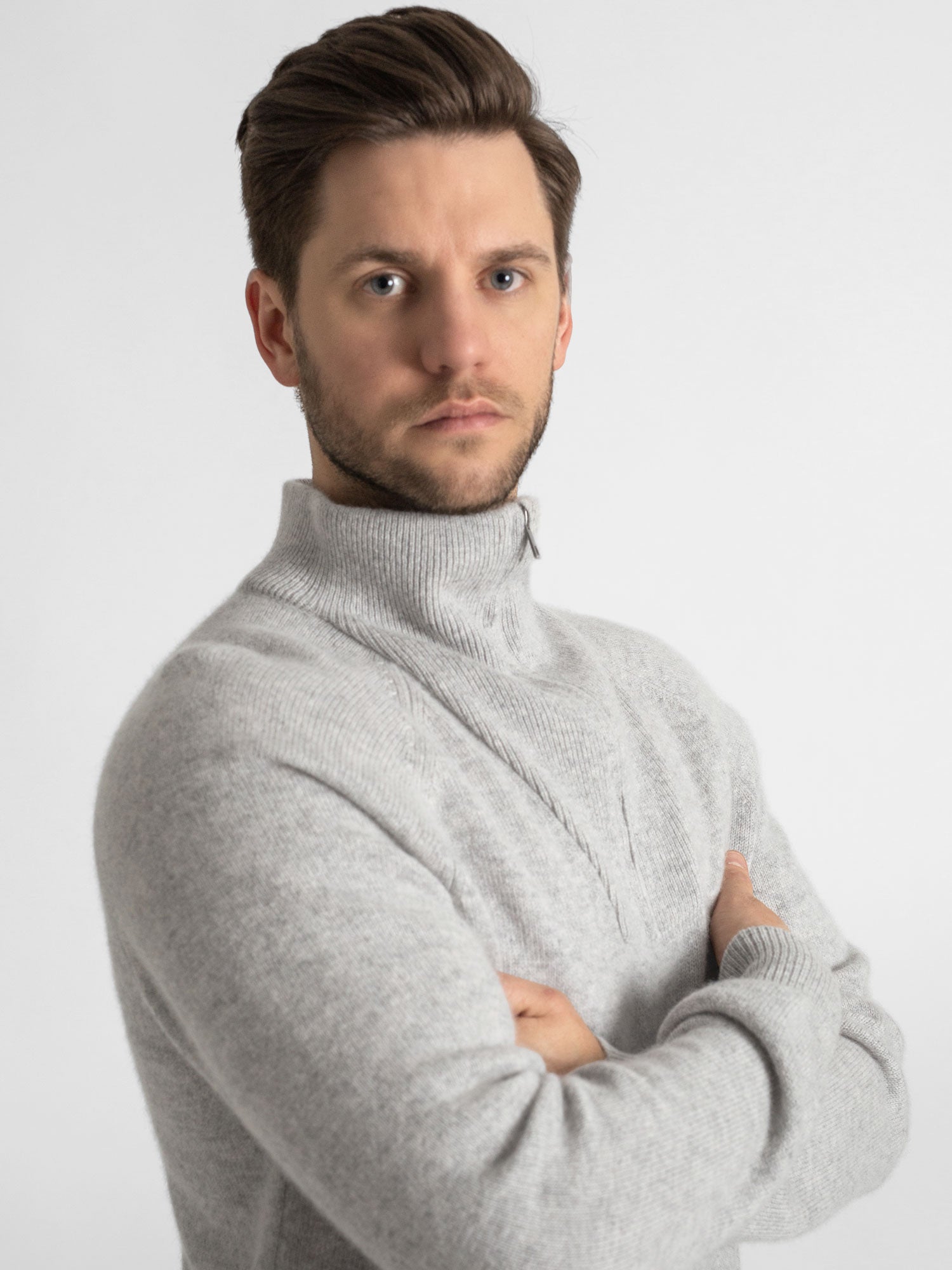 Men's 100 percent cashmere sweater outlet