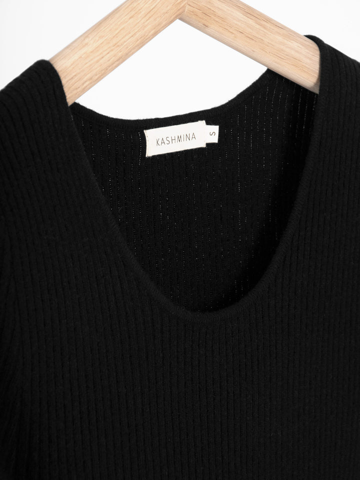 Cashmere sweater Fanny short sleeved light 100% pure cashmere