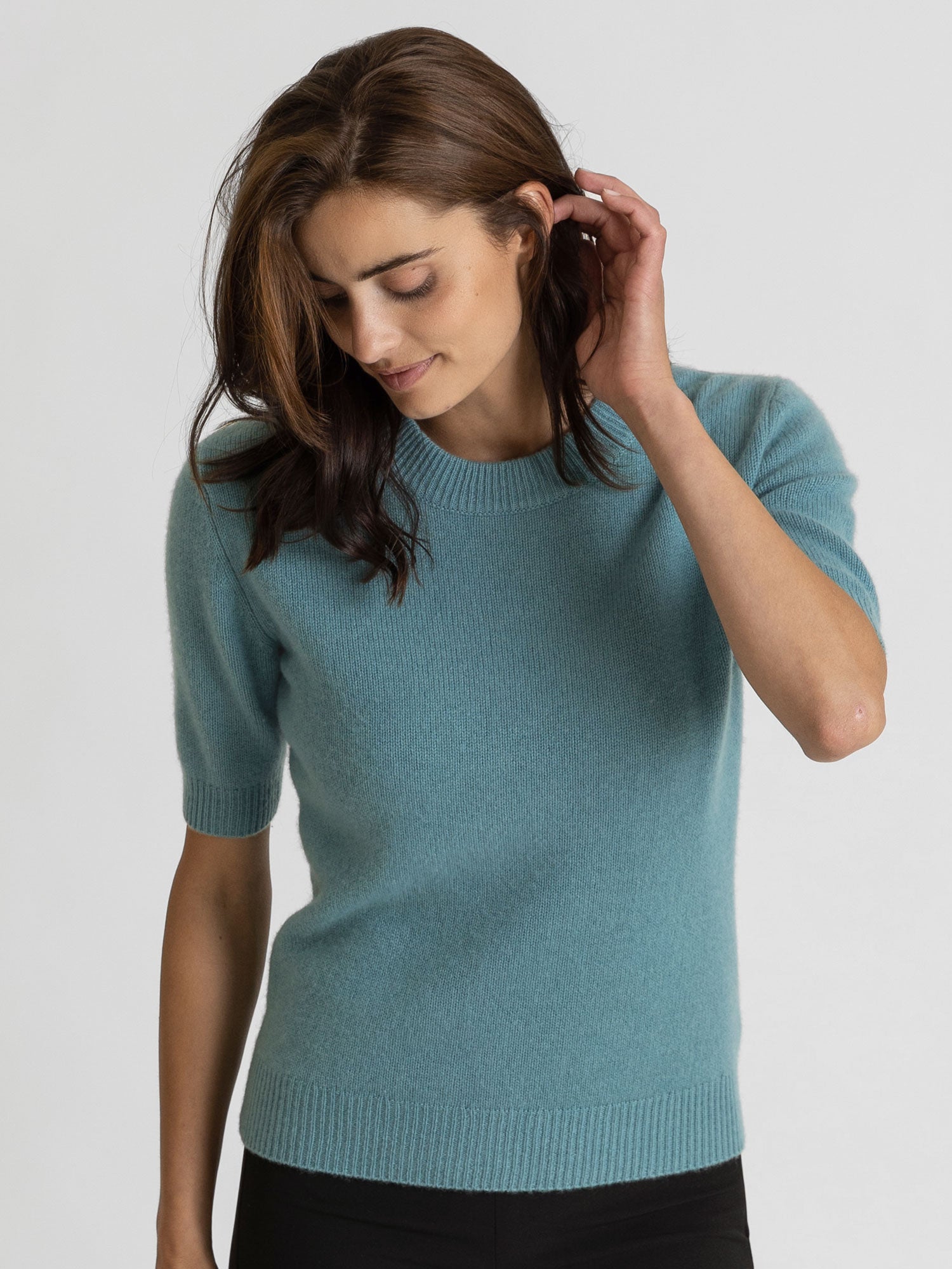 Turquoise cashmere discount sweater